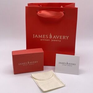 James Avery Jewelry‎ Presentation Gift Box Flannel Pouch Bag Tissue Mother's Day